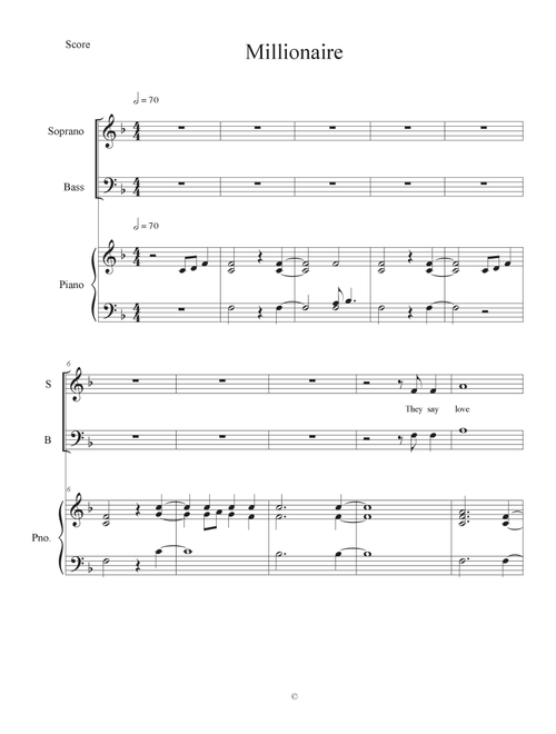 Millionaire (Arr. Joe Smrdel) - Chris Stapleton (Choral, SAB)
