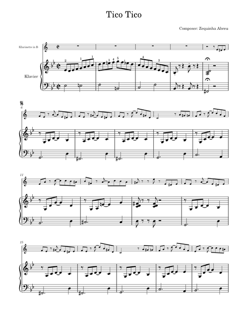 Tico-Tico no Fubá – Zequinha de Abreu