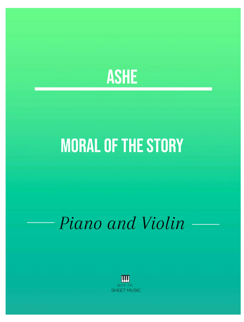 Moral Of The Story (Arr. ANDRE LAITANO) - Ashe (Small Ensemble)