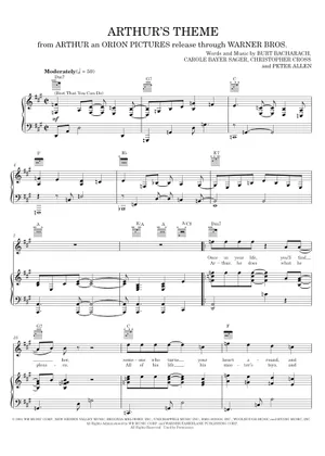 Arthur's Theme (Best That You Can Do) – Carole Bayer Sager, Christopher ...