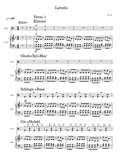 Levels – Avicii levels 1 struttura