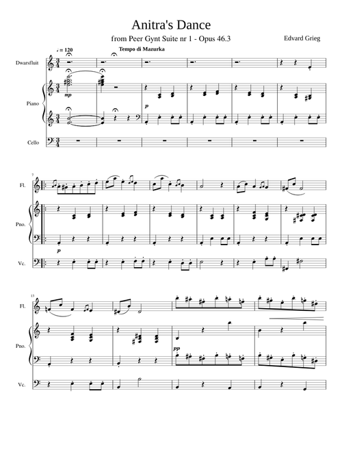 Anitra's Dance from Peer Gynt Suite 1 - Edvard Grieg