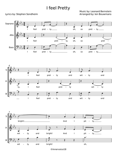 I feel pretty - Leonard Bernstein