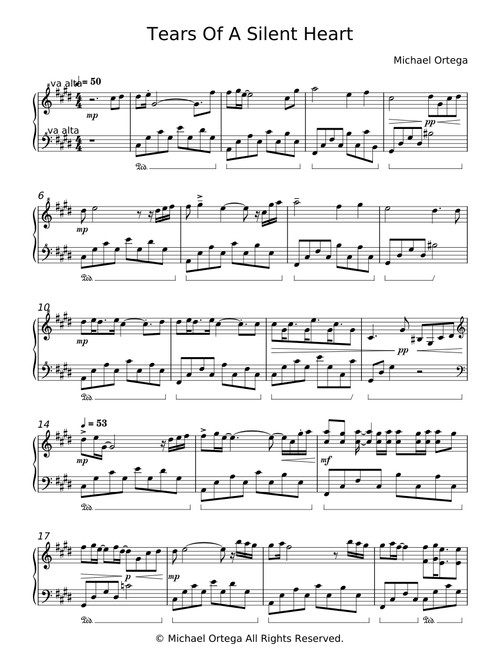 Tears Of A Silent Heart - Michael Ortega
