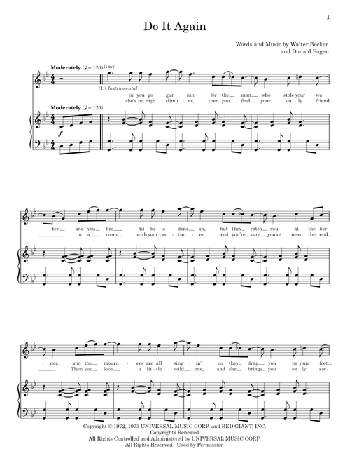 Do It Again - Steely Dan (Keyboard Transcription)