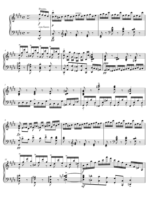 Étude Op. 10 No. 4 (Torrent Etude)