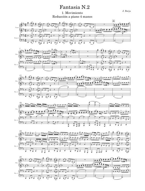 Fantasia N.2 J. borja piano reduccion