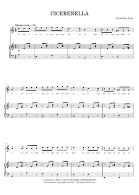 Free Neapolitan Song sheet music | Download PDF or print on