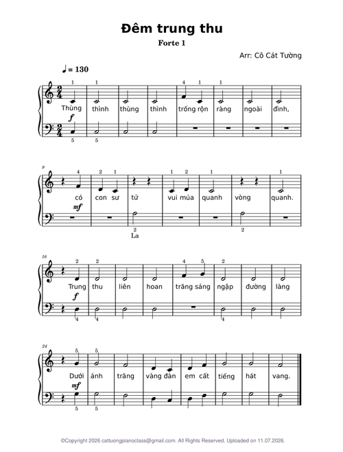 Đêm trung thu - Forte 1 Initial – cattuong_pianoclass