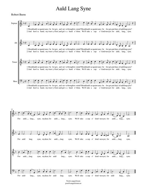 Auld Lang Syne
