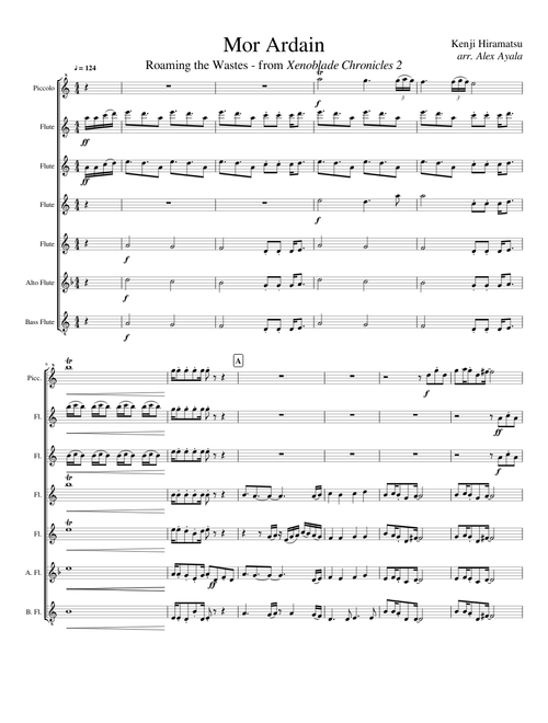 Mor Ardain: Roaming the Wastes - from Xenoblade Chronicles 2 for Flute Choir