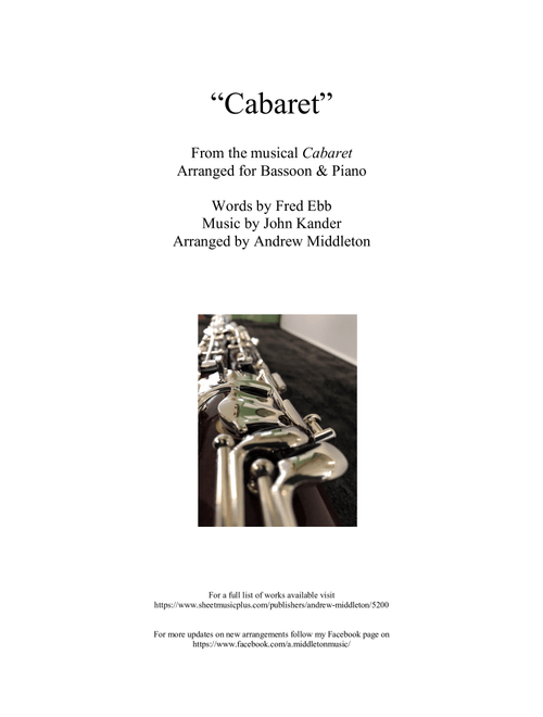 Cabaret (Arr. Andrew Middleton) - Herb Alpert And The Tijuana Brass (Small Ensemble)