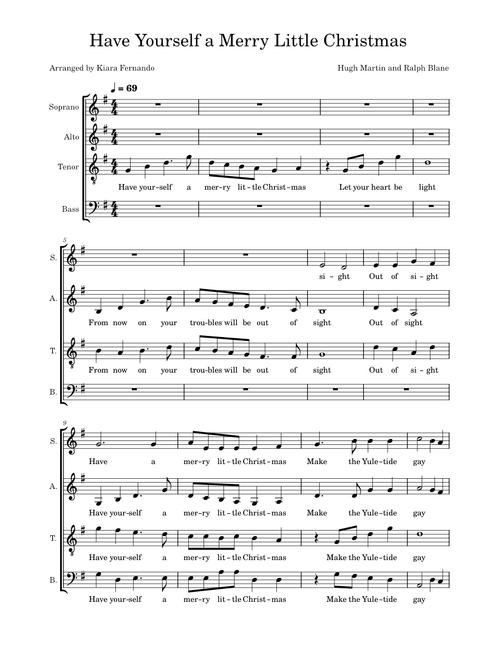 Have yourself a merry little christmas – Hugh Martin