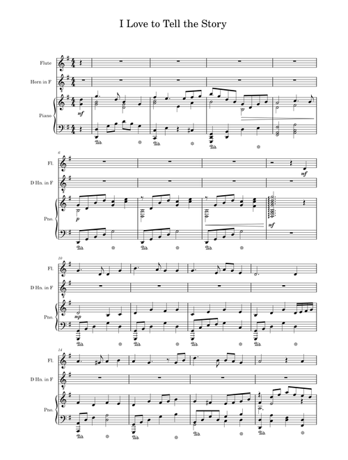 I Love to Tell the Story – William Gustavus Fischer (1869, arranged)