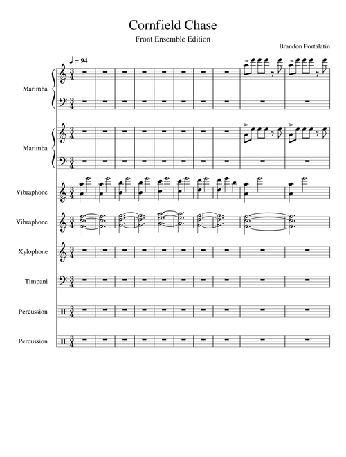 Cornfield Chase For Front Ensemble