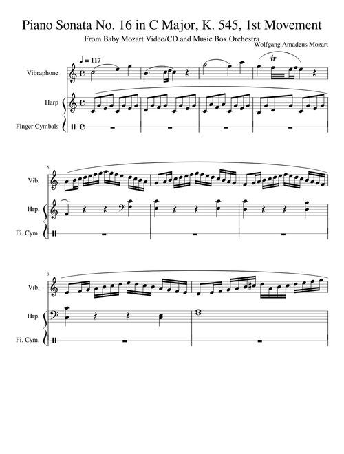 Piano Sonata No.16 in C major, K.545 – Wolfgang Amadeus Mozart