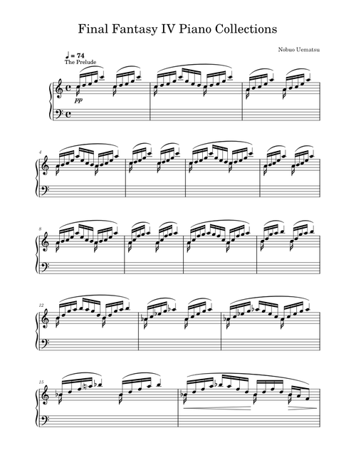 ファイナルファンタジー4 Ⅳ 楽譜 CD ピアノコレクションズ FF4 セット score_0.png@500x660?no-cache=