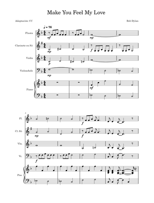 Make you feel my love – Bob Dylan