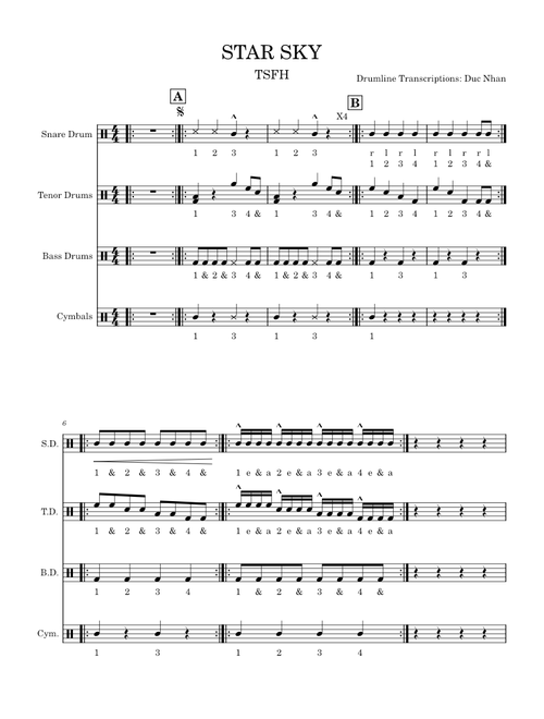 Star sky – Two Steps From Hell - Drumline