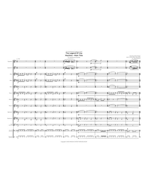 The Legend Of Vox Machina - Main Title Theme (Arr. Jasmine Brown) - Jason Charles Miller, Neal Acree, Samuel Brent Riegel (Woodwind Ensemble)