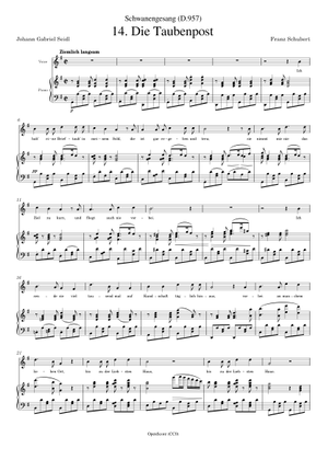 SCHUBERT/ LIEDER Ⅰ  (中声用) PETER'S Schubert: Lieder - Volume 1 – Ficks Music