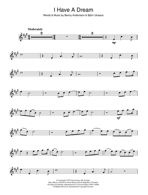 I Have A Dream - ABBA (Trumpet Solo)