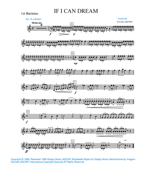 If I Can Dream (Arr. S J Sutton) - Elvis Presley (Brass Band)