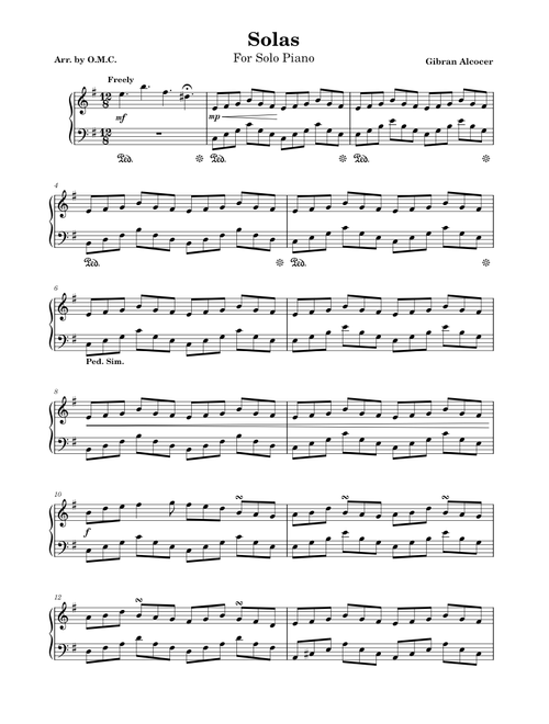 Solas – Gibran Alcocer