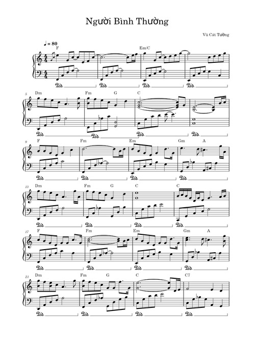 Người Bình Thường - Vũ Cát Tường