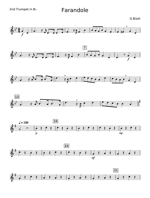 Farandole - Georges Bizet