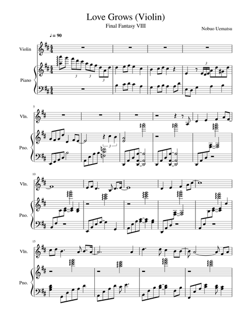 Love Grows/Eyes on Me Final Fantasy 8