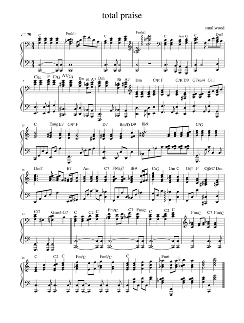 total praise piano
