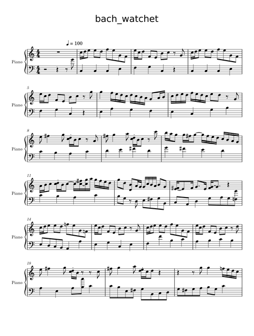 Cantata, "Wachet auf, ruft uns die Stimme", BWV 140 - Johann Sebastian Bach