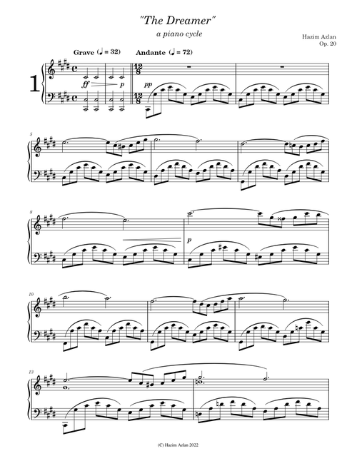 "The Dreamer" Op. 20