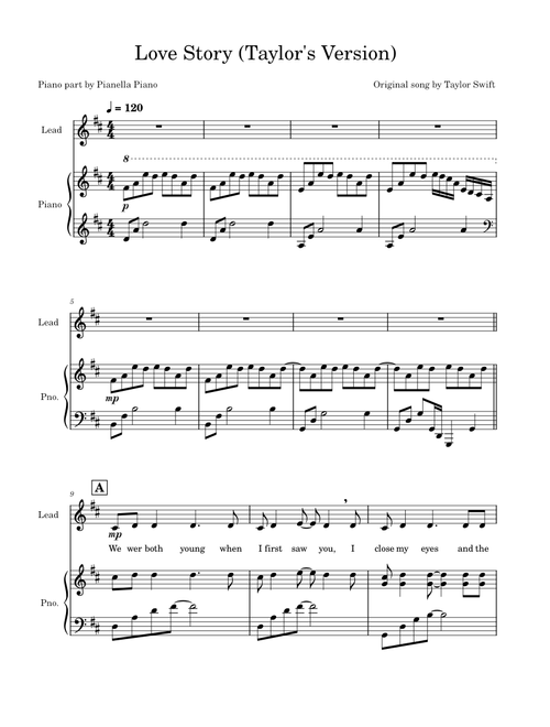Love Story - Taylor Swift (Taylor's Version)