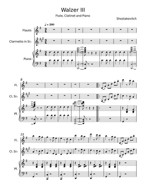 Waltz III - Dmitri Shostakovich