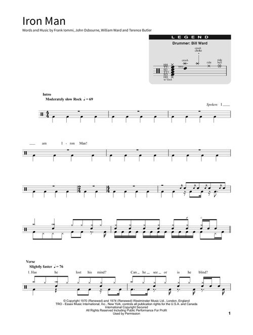 Iron Man - Black Sabbath (School of Rock - Drums)