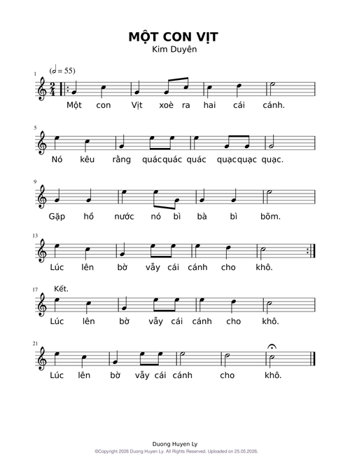 MỘT CON VỊT - Kim Duyên (Đàn Bầu C)