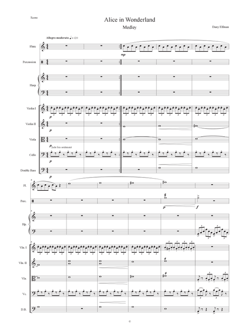 Alice In Wonderland (Arr. Gael Florens) - Danny Elfman (Large Ensemble)