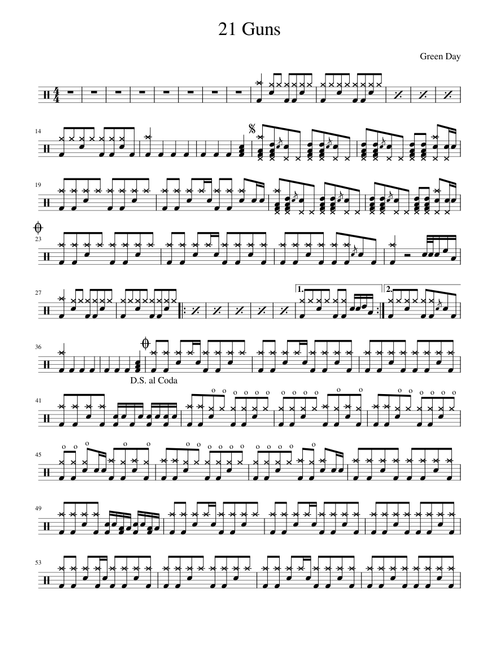 Green day - 21 Guns
