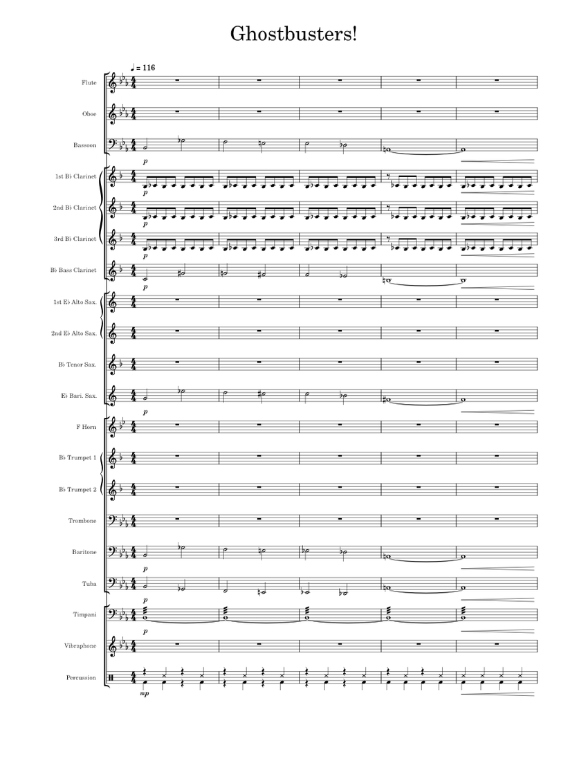 Ghostbusters piano tutorial