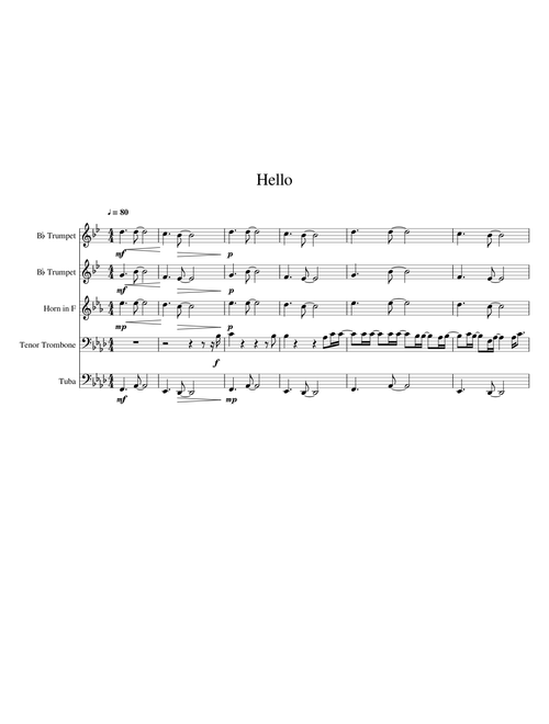 Hello Brass Quintet