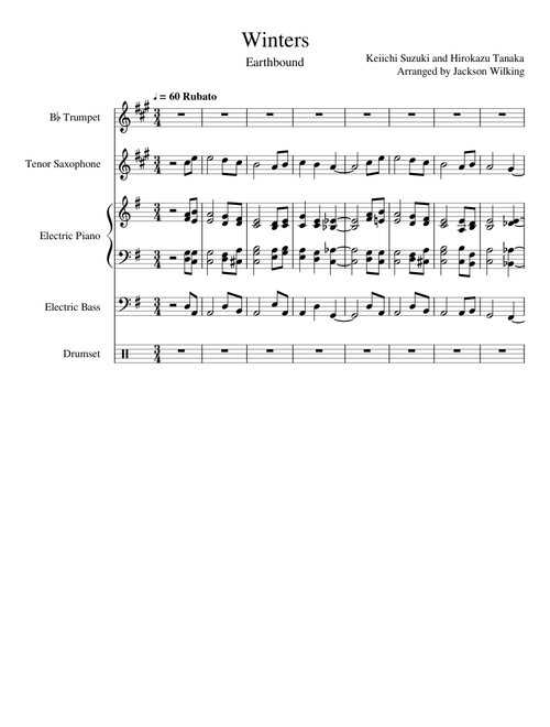 Winters Jazz Arrangement