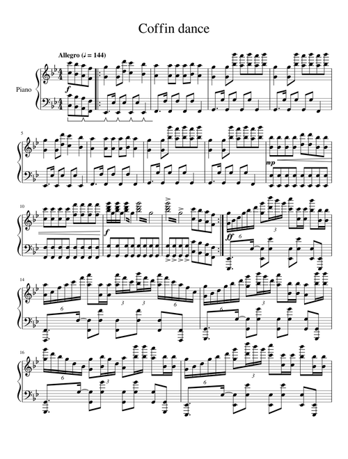 Coffin dance Etude