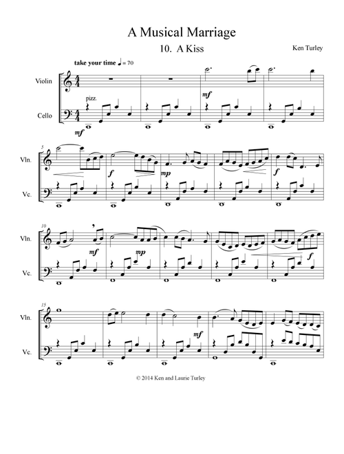 String Duo No 10 from A Musical Marriage "A Kiss" - Ken Turley (String Ensemble)