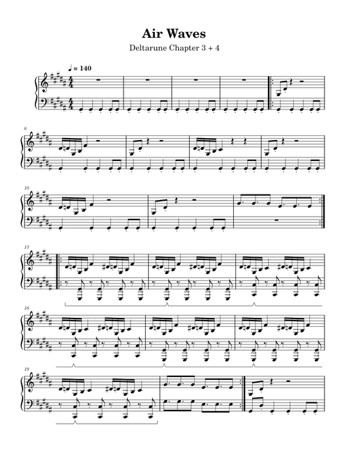 Air Waves - Deltarune Chapter 3 + 4 OST / Soundtrack - Toby Fox