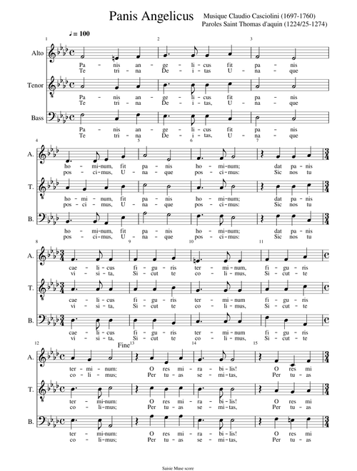 Panis Angelicus Casciolini