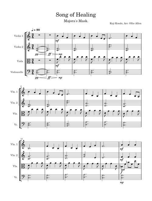 Song of Healing – Koji Kondo (近藤 浩治)