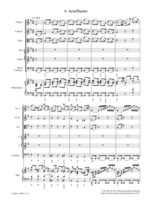 Was mein Gott will, das g'scheh allzeit, BWV 111 / Mvt. 4 – Johann Sebastian Bach BWV 111.4