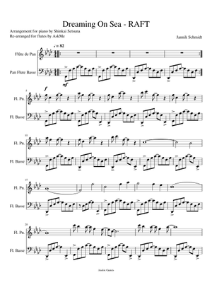 Dreaming On Sea - RAFT OST Sheet Music for Piano (Solo) | MuseScore.com